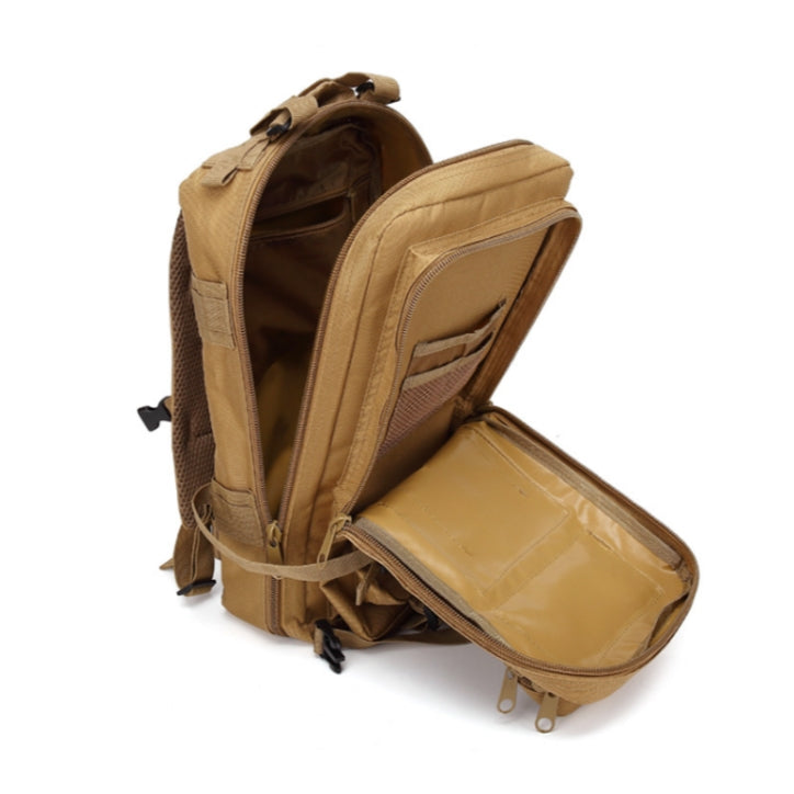 Fashion Khaki Outdoor Hiking Backpack