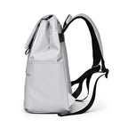 Trendy Light Gray Casual Laptop Backpack