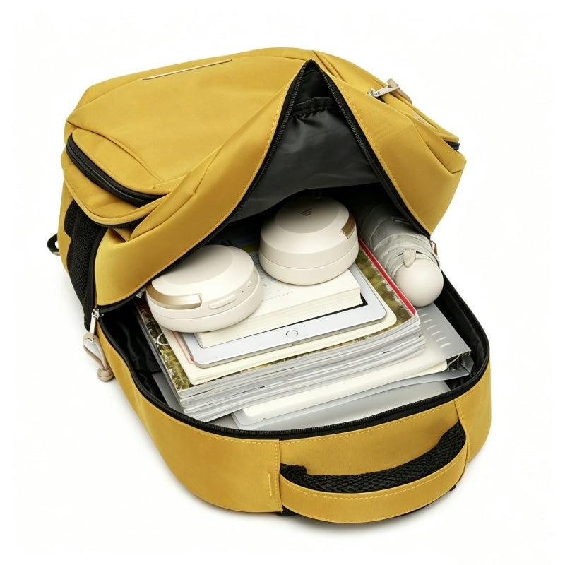 Yellow Minimalist Lightweight Backpack