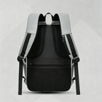 Smoke‑Gray Flap‑over Commute Travel Backpack