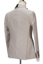 Gray Best Fitted Peaked Lapel One Button Men Suits