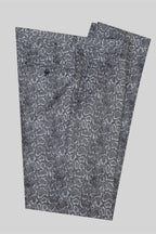 Fancy Gray Shawl Lapel Jacquard Double Breasted Men Suits