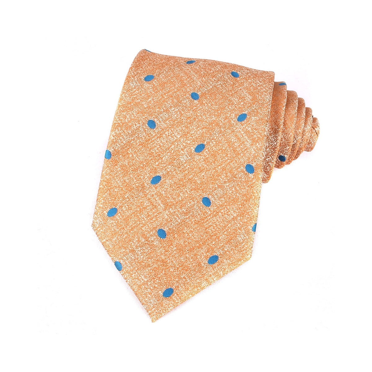 Orange Polka Dot Men’s Formal Tie Main image