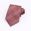 Rust Red Striped Men’s Formal Tie